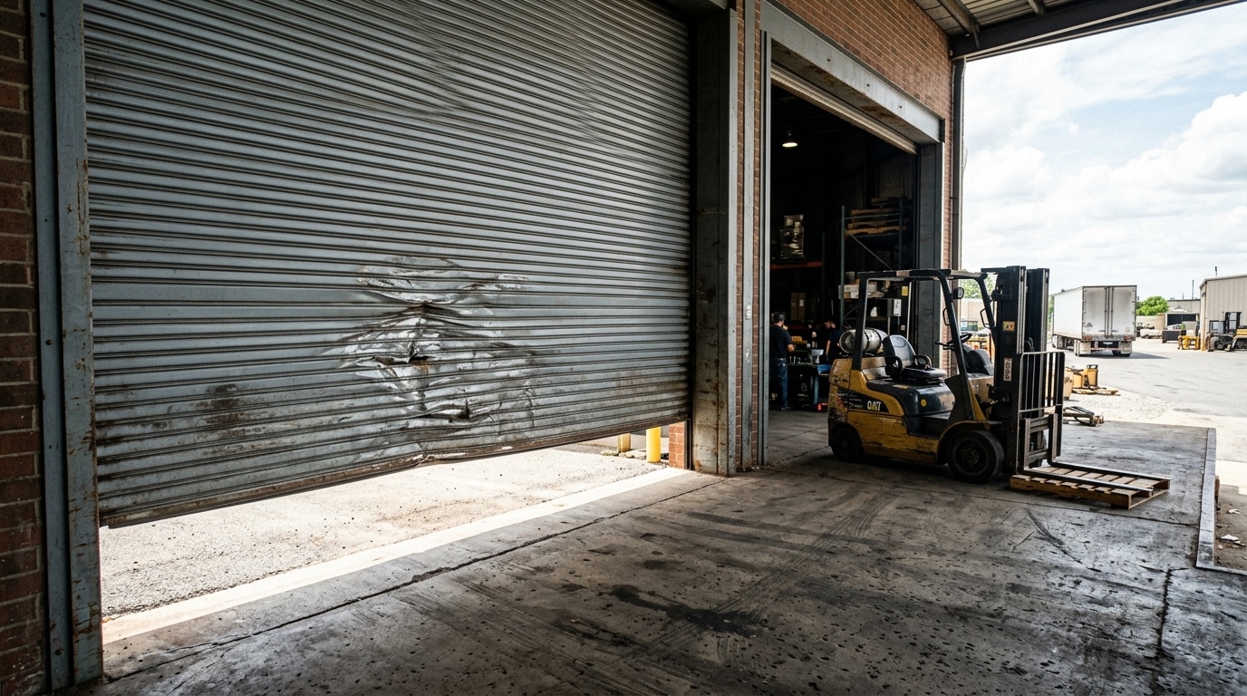 Sign Commercial Door Needs Repair